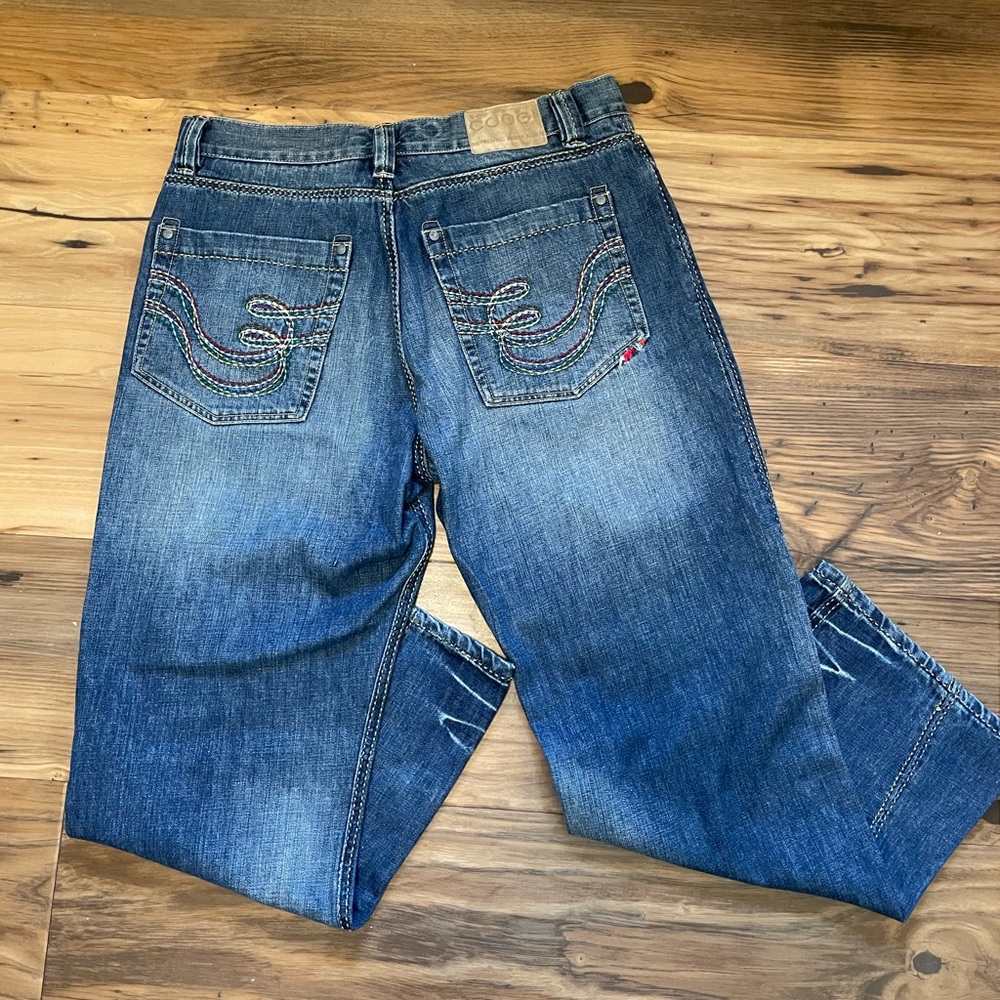 Vintage COOGI Authentic Australian Jeans with Decorative Stitching W36 L34